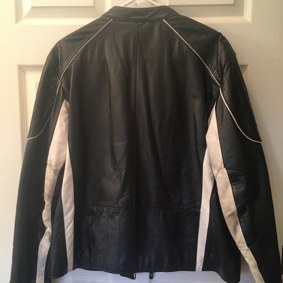 Wilson’s Leather Motorcycle Jacket Men’s medium - Picture 8 of 9